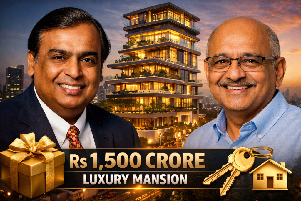 Mukesh Ambani Gifts Rs 1,500 Crore