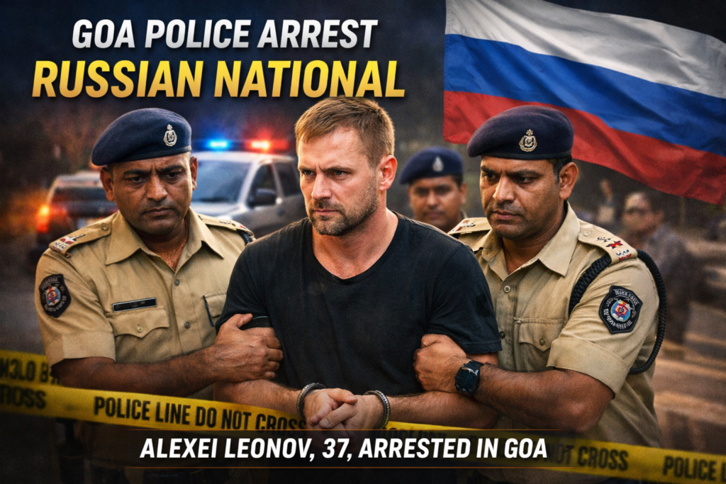 Goa Police Arrest Russian